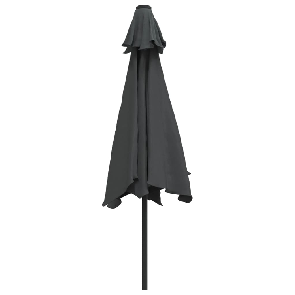 Parasol met metalen paal 300 cm antraciet is nu te koop bij PeponiXL, paradijselijk wonen!