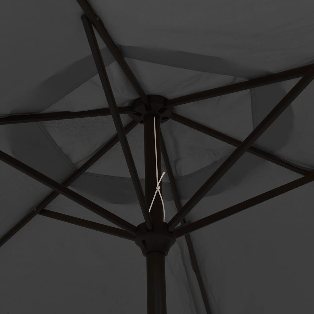 Parasol met metalen paal 300 cm antraciet is nu te koop bij PeponiXL, paradijselijk wonen!