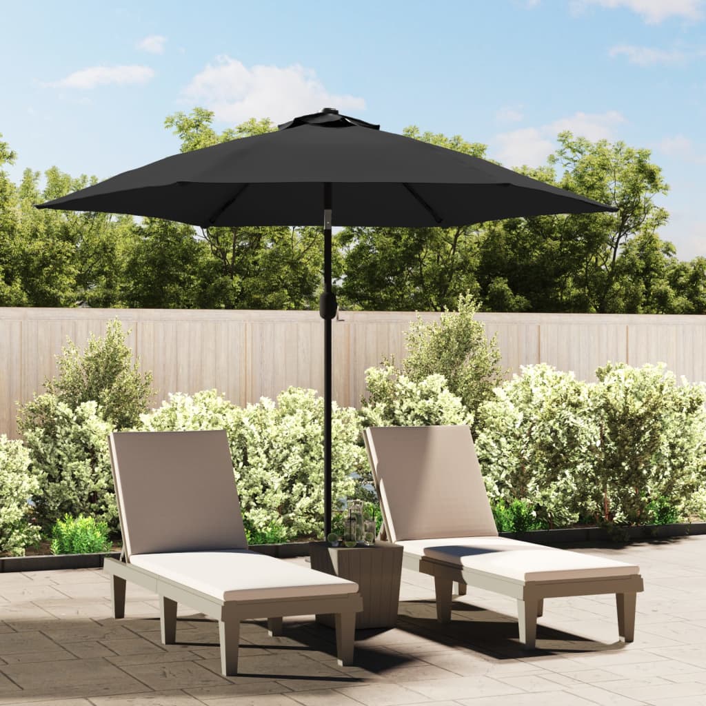 Parasol met metalen paal 300 cm antraciet is nu te koop bij PeponiXL, paradijselijk wonen!
