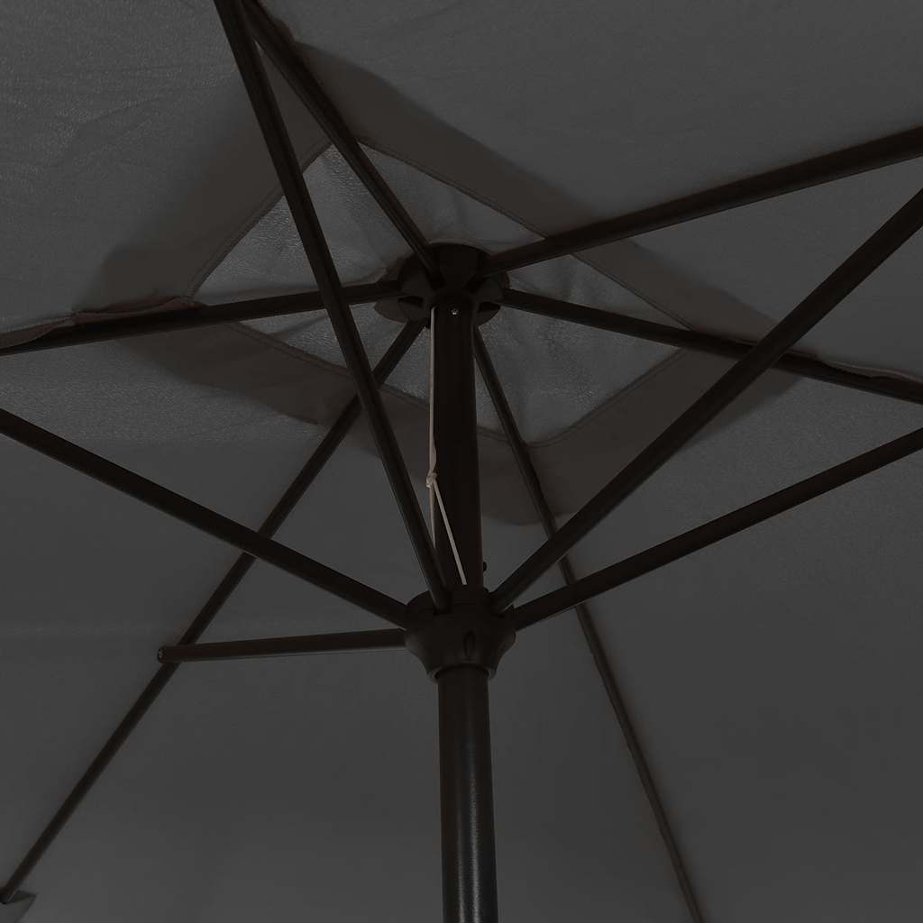 Parasol met metalen paal 300x200 cm antraciet is nu te koop bij PeponiXL, paradijselijk wonen!