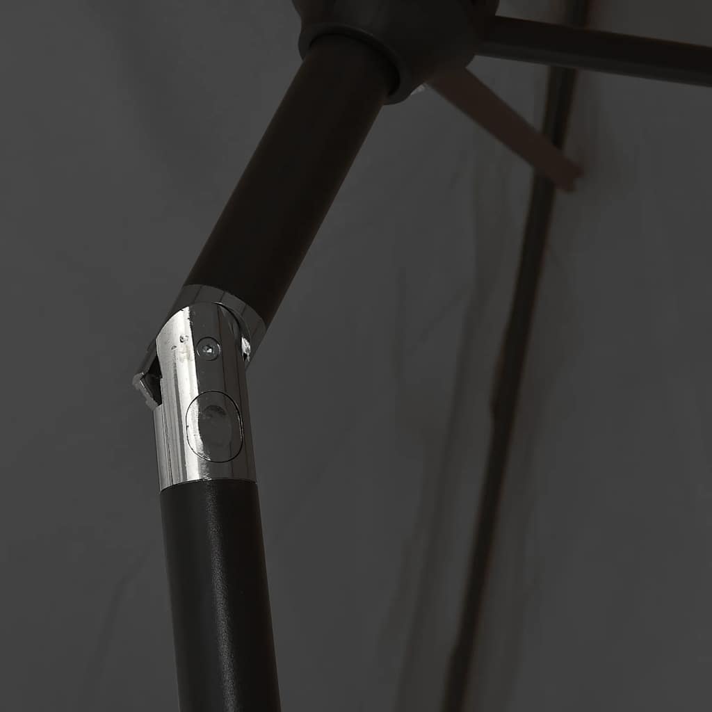 Parasol met metalen paal 300x200 cm antraciet is nu te koop bij PeponiXL, paradijselijk wonen!