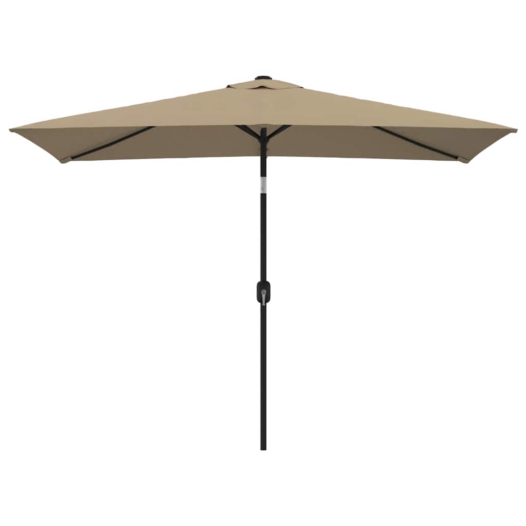 Parasol met metalen paal 300x200 cm taupe is nu te koop bij PeponiXL, paradijselijk wonen!