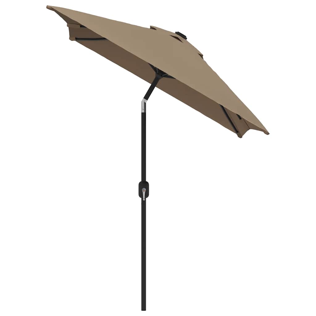 Parasol met metalen paal 300x200 cm taupe is nu te koop bij PeponiXL, paradijselijk wonen!
