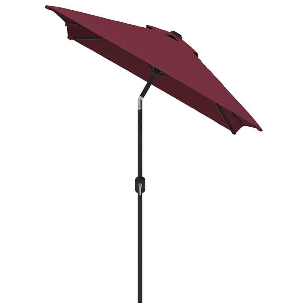Parasol met metalen paal 300x200 cm bordeauxrood is nu te koop bij PeponiXL, paradijselijk wonen!