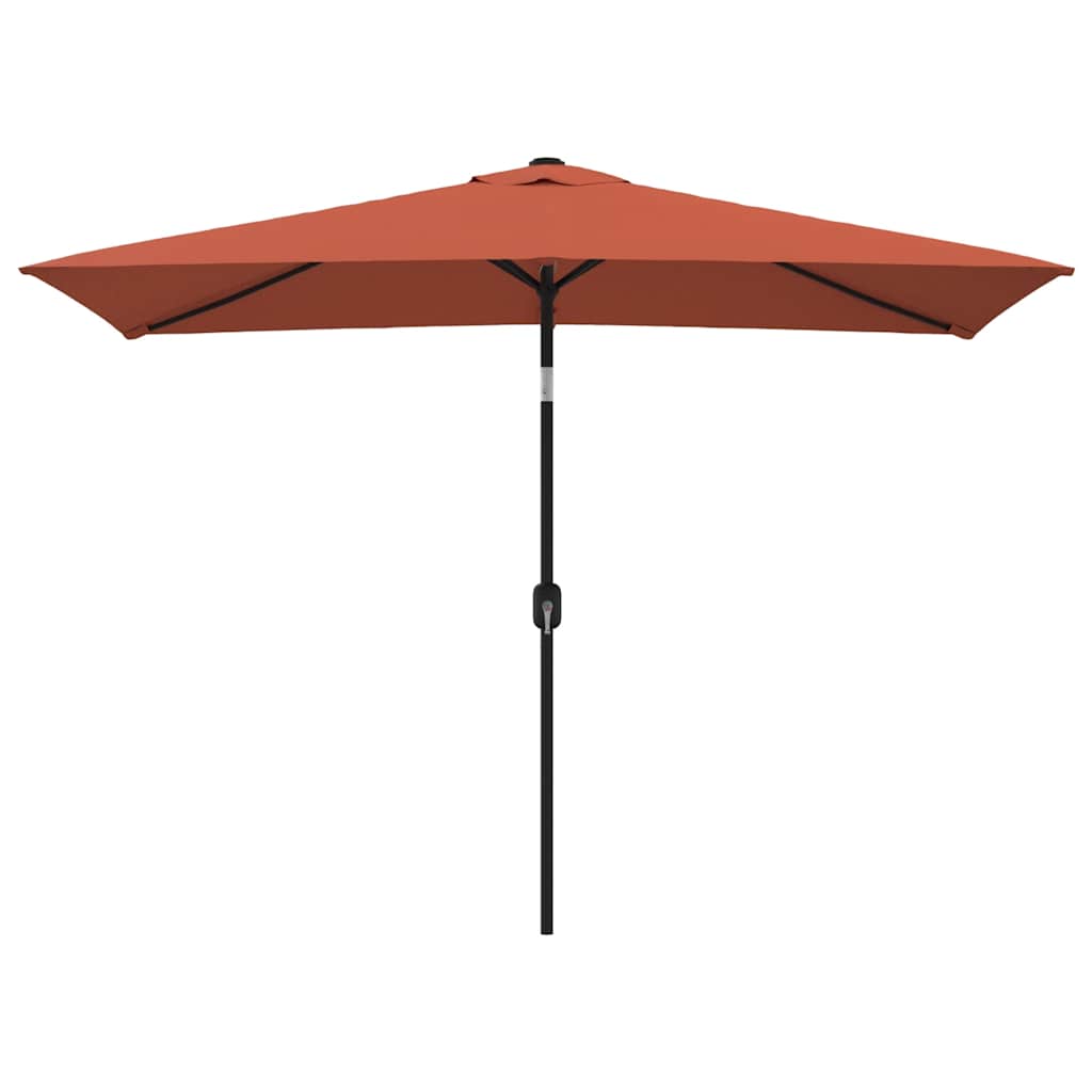 Parasol met metalen paal 300x200 cm terracotta is nu te koop bij PeponiXL, paradijselijk wonen!