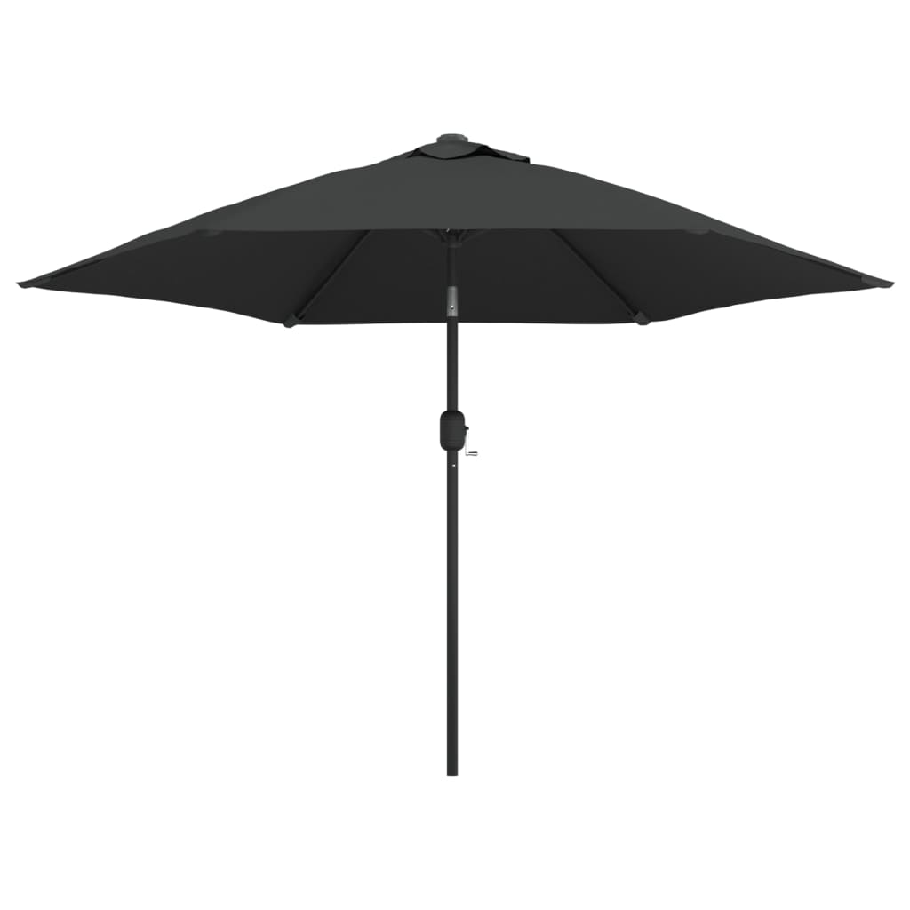 Parasol met LED-verlichting en stalen paal 300 cm antraciet is nu te koop bij PeponiXL, paradijselijk wonen!