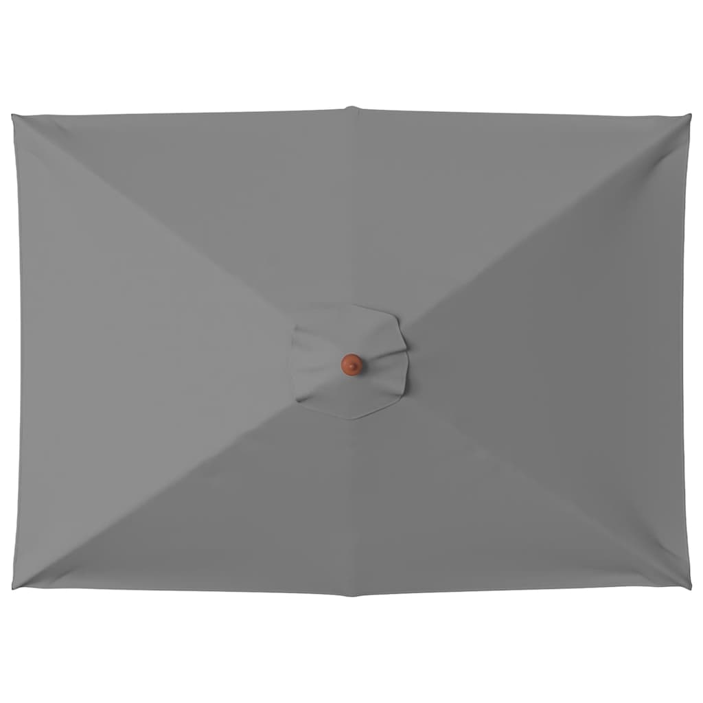 Parasol met houten paal 150x200 cm antraciet is nu te koop bij PeponiXL, paradijselijk wonen!