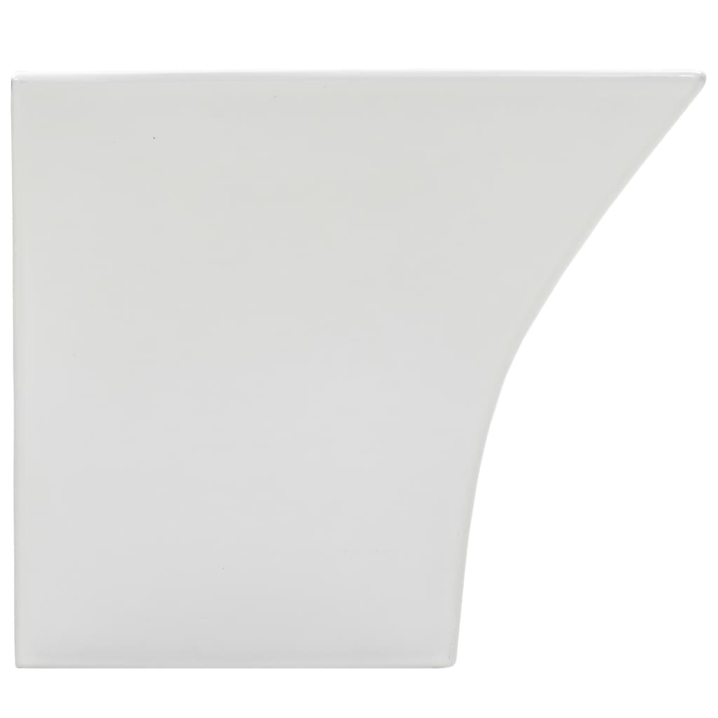 Wasbak wandgemonteerd 500x450x410 mm keramiek wit is nu te koop bij PeponiXL, paradijselijk wonen!