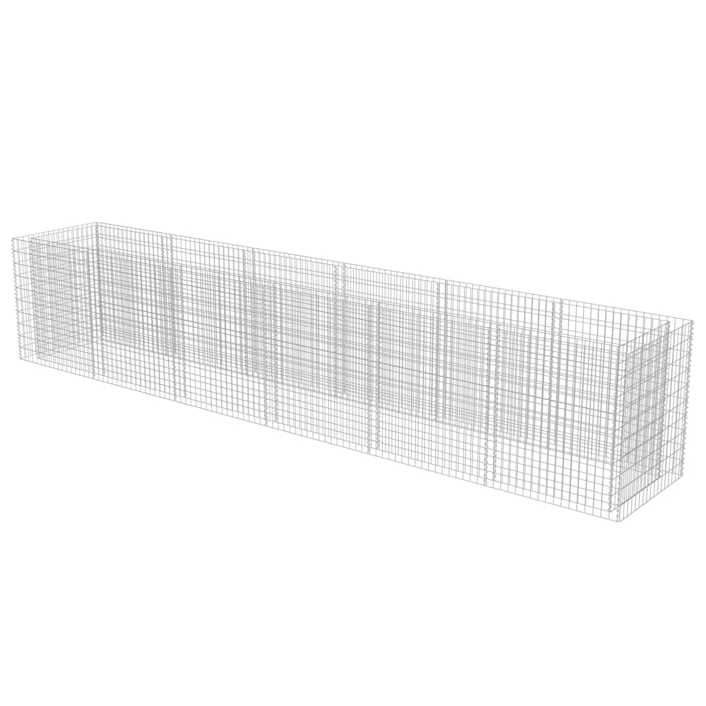 Gabion plantenbak verhoogd 540x90x100 cm gegalvaniseerd staal is nu te koop bij PeponiXL, paradijselijk wonen!