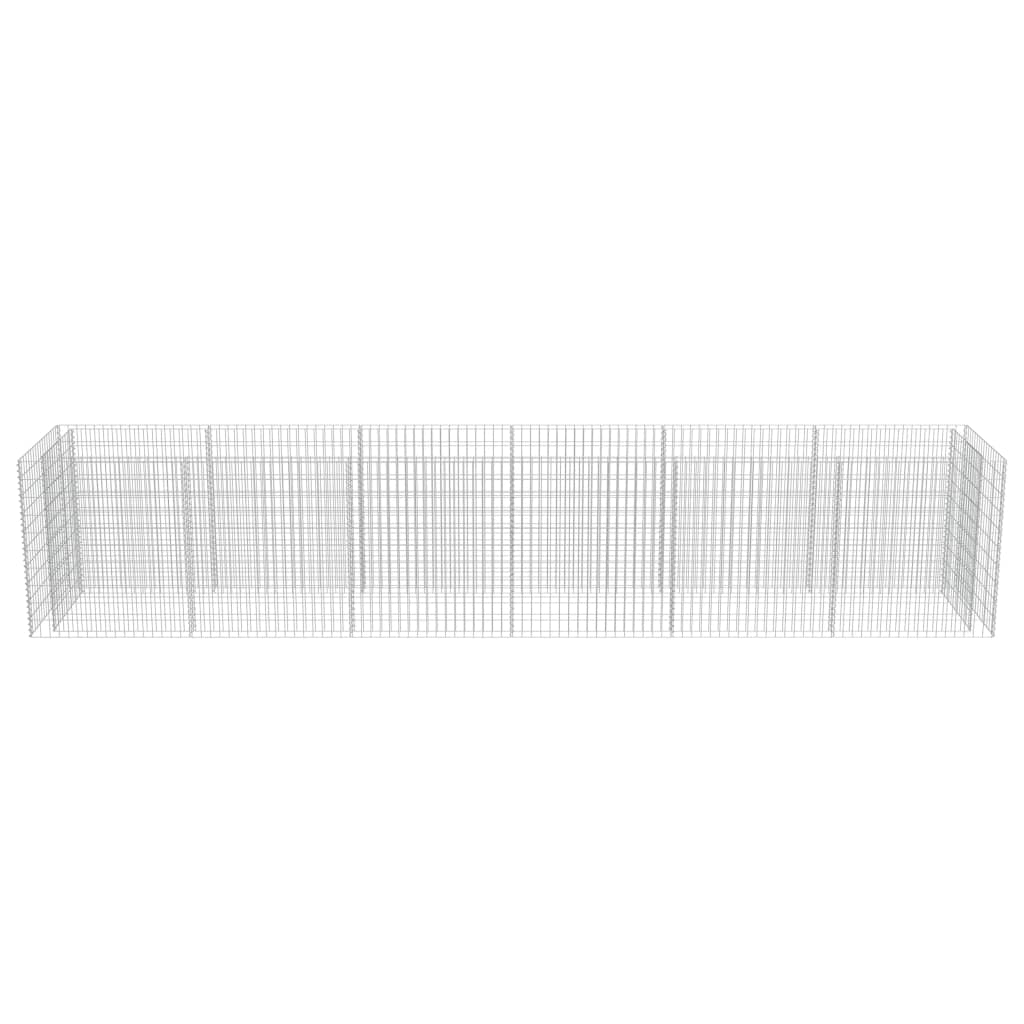 Gabion plantenbak verhoogd 540x90x100 cm gegalvaniseerd staal is nu te koop bij PeponiXL, paradijselijk wonen!