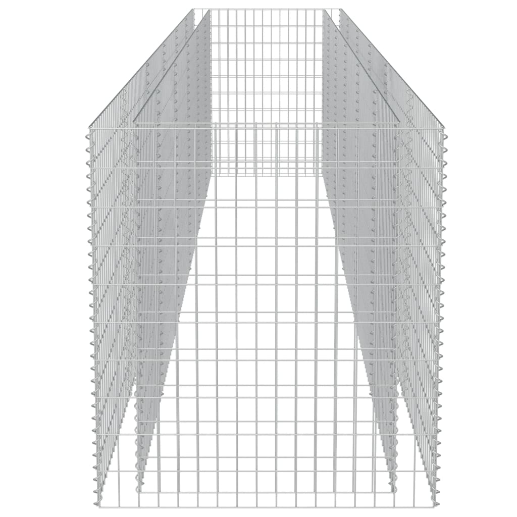 Gabion plantenbak verhoogd 540x90x100 cm gegalvaniseerd staal is nu te koop bij PeponiXL, paradijselijk wonen!