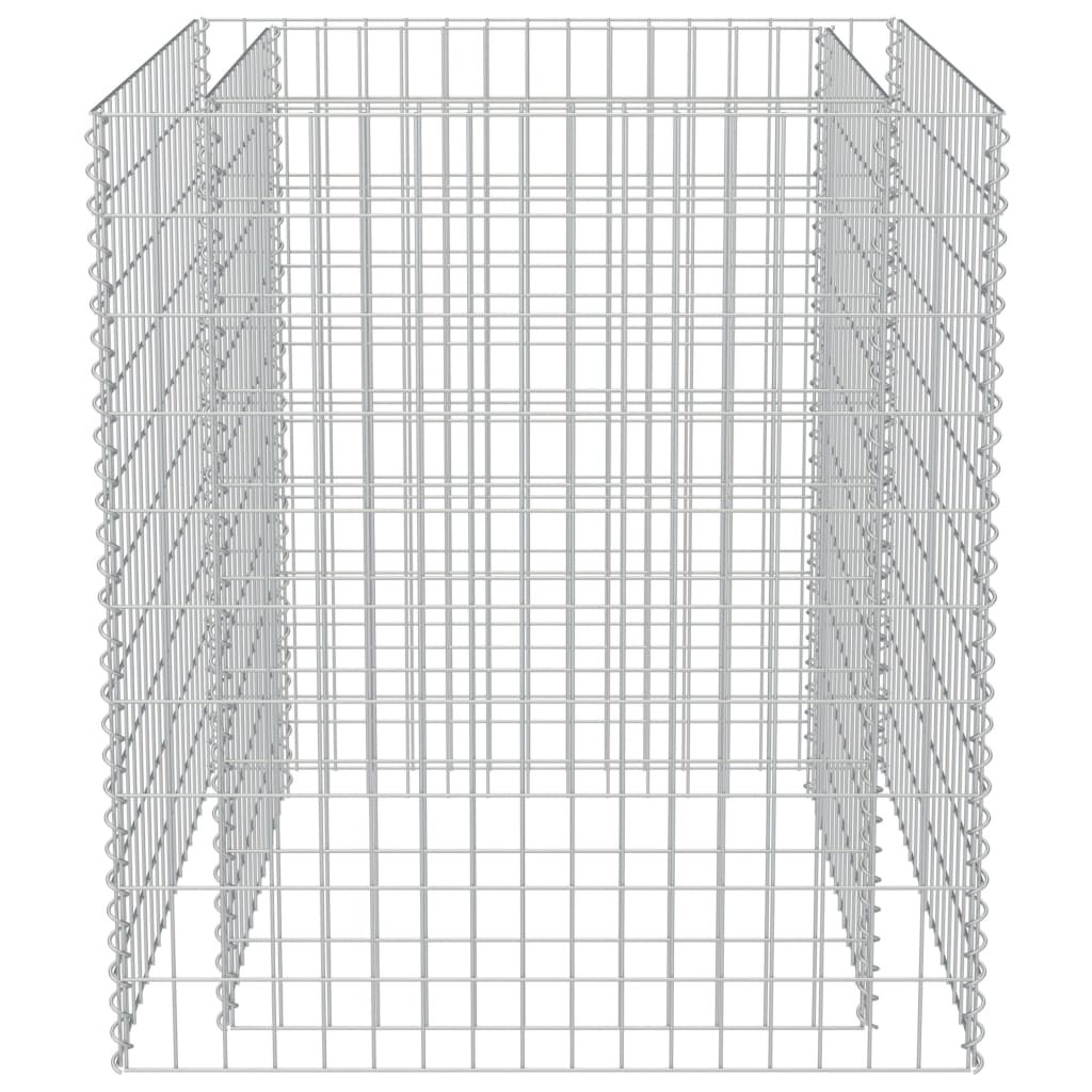 Gabion plantenbak verhoogd 90x90x100 cm gegalvaniseerd staal is nu te koop bij PeponiXL, paradijselijk wonen!