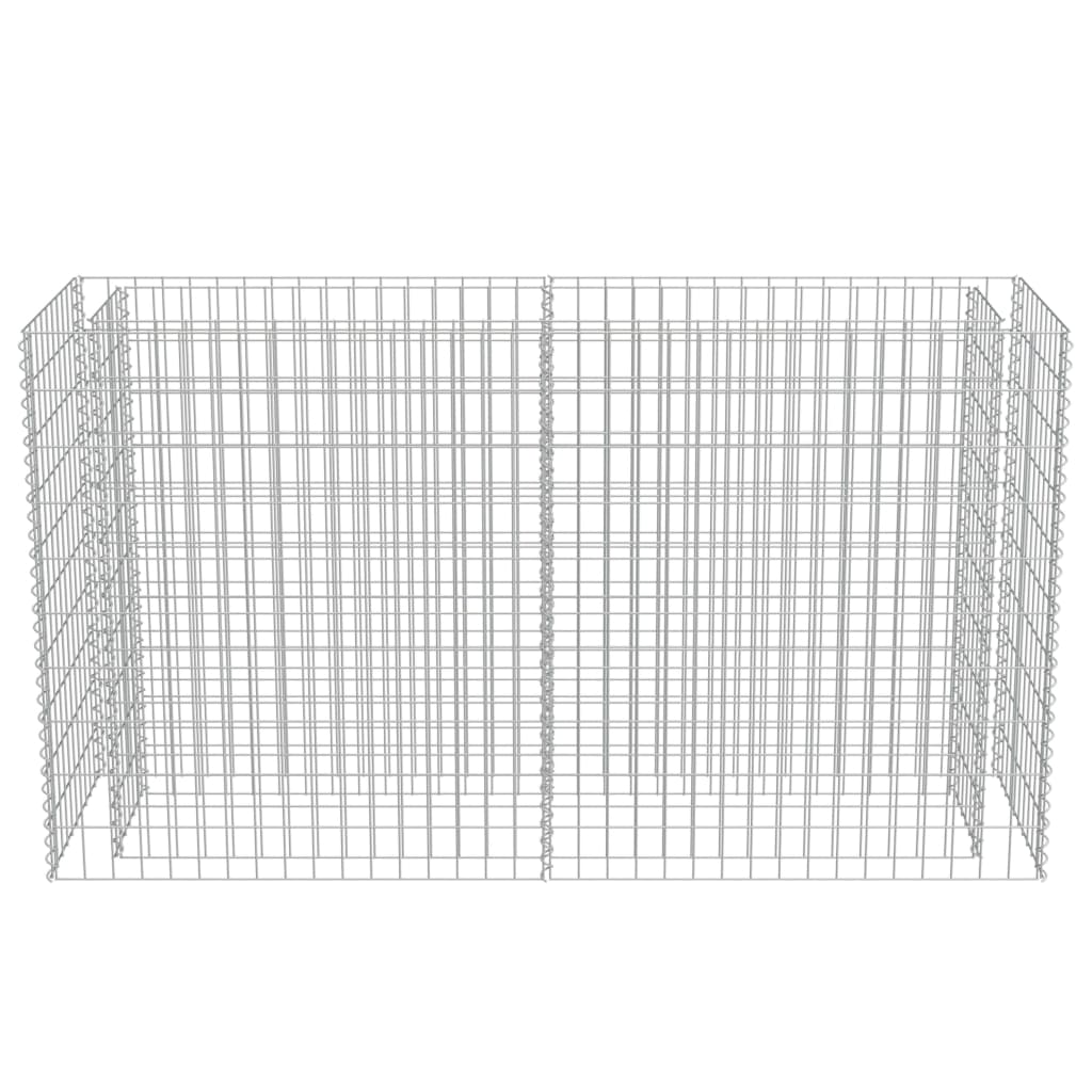 Gabion plantenbak verhoogd 180x50x100 cm gegalvaniseerd staal is nu te koop bij PeponiXL, paradijselijk wonen!