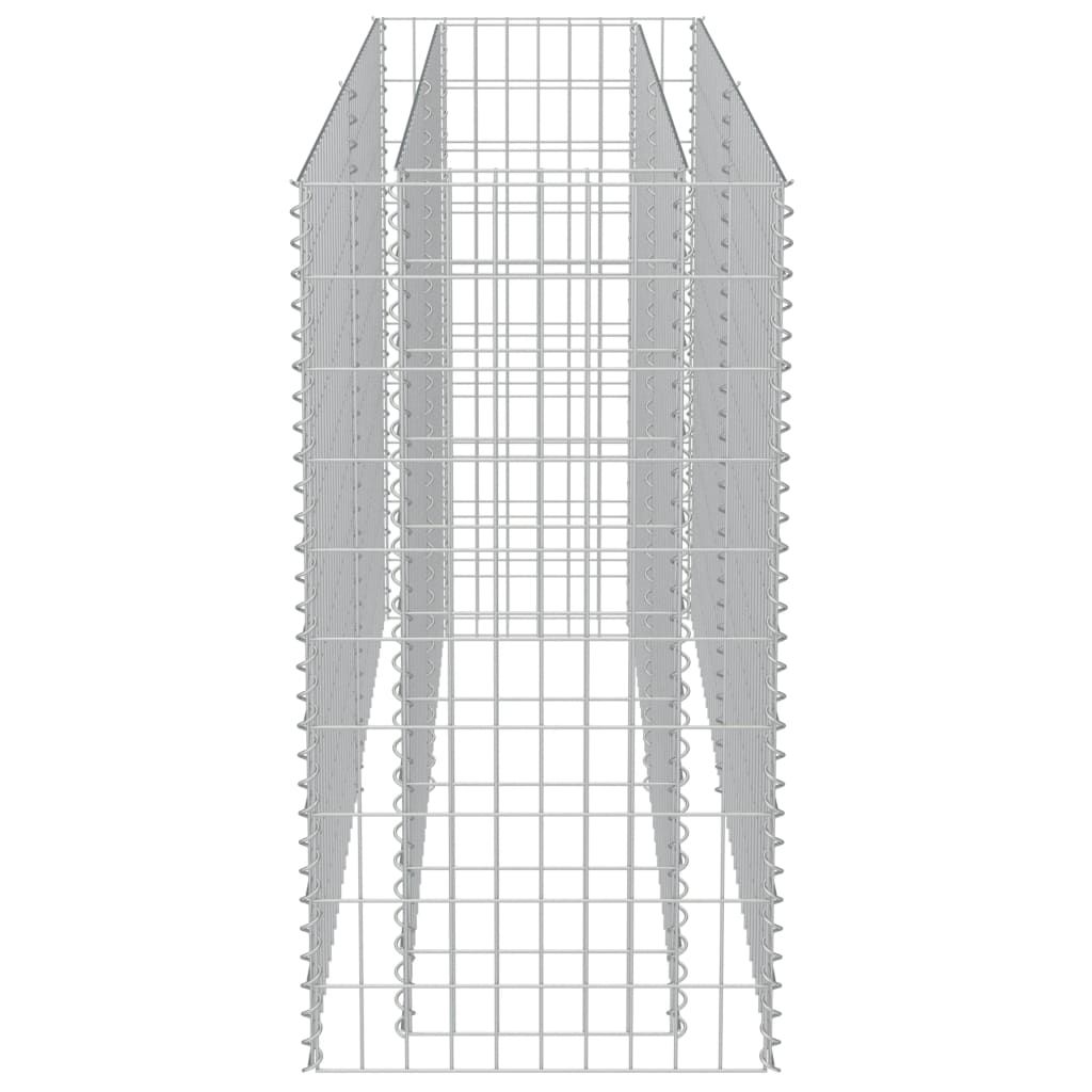 Gabion plantenbak verhoogd 180x50x100 cm gegalvaniseerd staal is nu te koop bij PeponiXL, paradijselijk wonen!