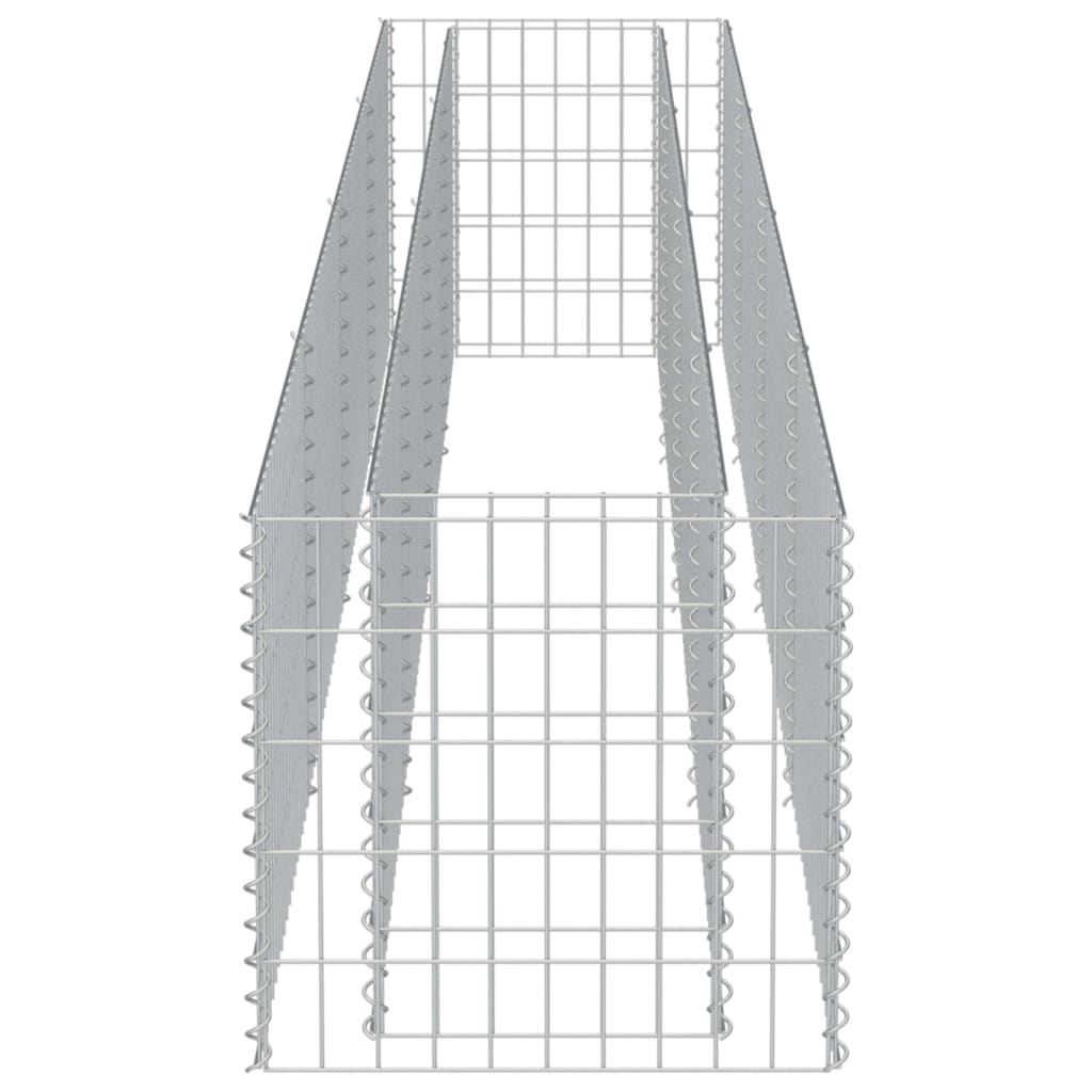 Gabion plantenbak verhoogd 360x50x50 cm gegalvaniseerd staal is nu te koop bij PeponiXL, paradijselijk wonen!