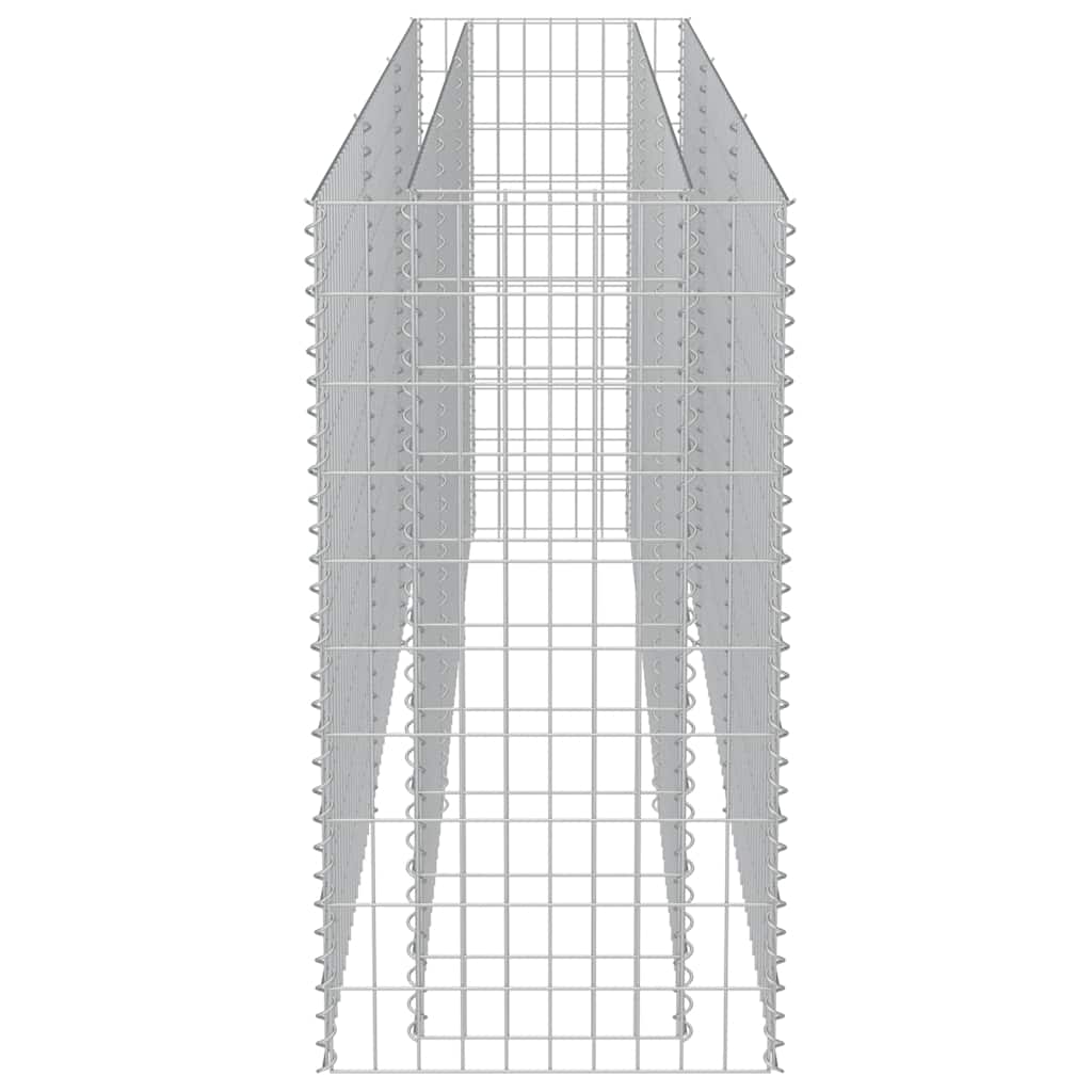 Gabion plantenbak verhoogd 270x50x100 cm gegalvaniseerd staal is nu te koop bij PeponiXL, paradijselijk wonen!