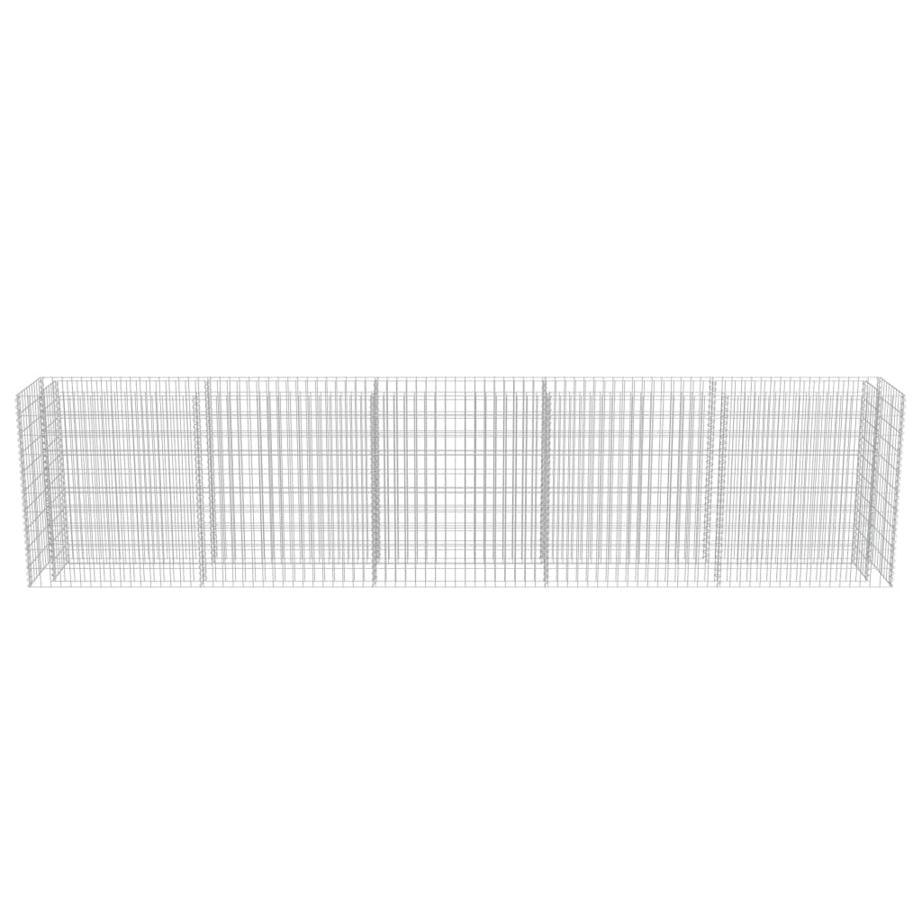 Gabion plantenbak verhoogd 450x50x100 cm gegalvaniseerd staal is nu te koop bij PeponiXL, paradijselijk wonen!