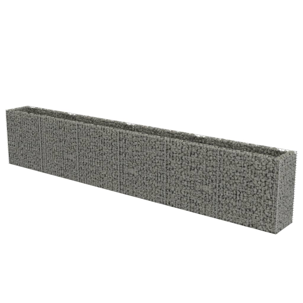 Gabion plantenbak verhoogd 540x50x100 cm gegalvaniseerd staal is nu te koop bij PeponiXL, paradijselijk wonen!