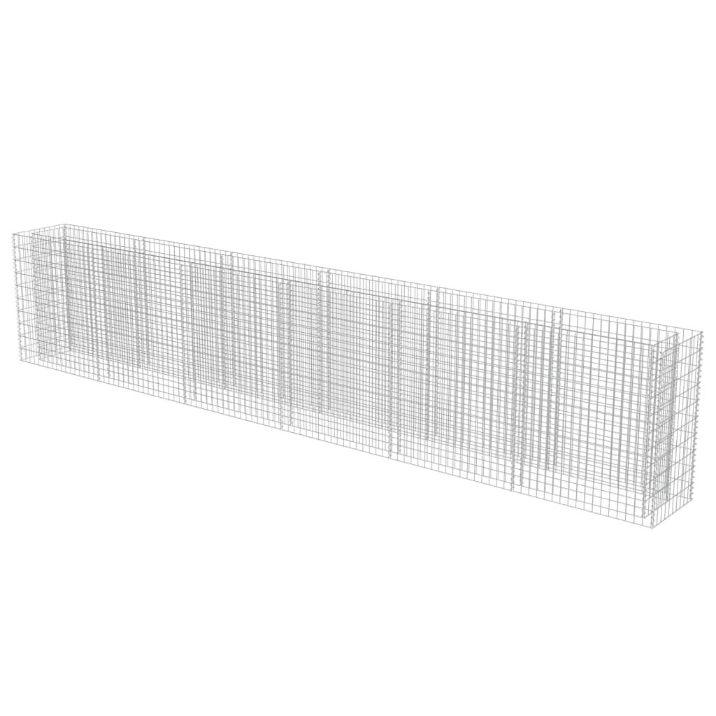 Gabion plantenbak verhoogd 540x50x100 cm gegalvaniseerd staal is nu te koop bij PeponiXL, paradijselijk wonen!