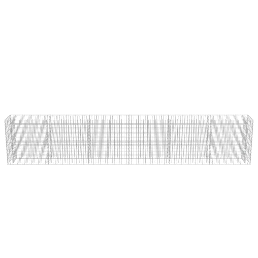 Gabion plantenbak verhoogd 540x50x100 cm gegalvaniseerd staal is nu te koop bij PeponiXL, paradijselijk wonen!