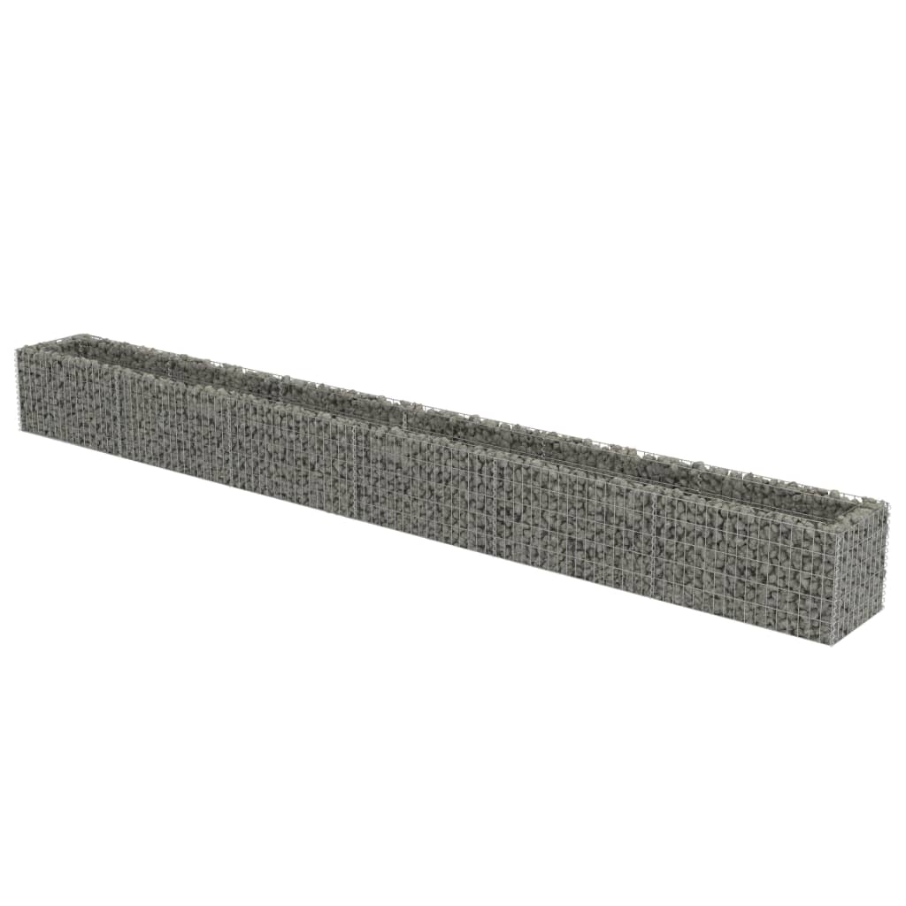 Gabion plantenbak verhoogd 540x50x50 cm gegalvaniseerd staal is nu te koop bij PeponiXL, paradijselijk wonen!