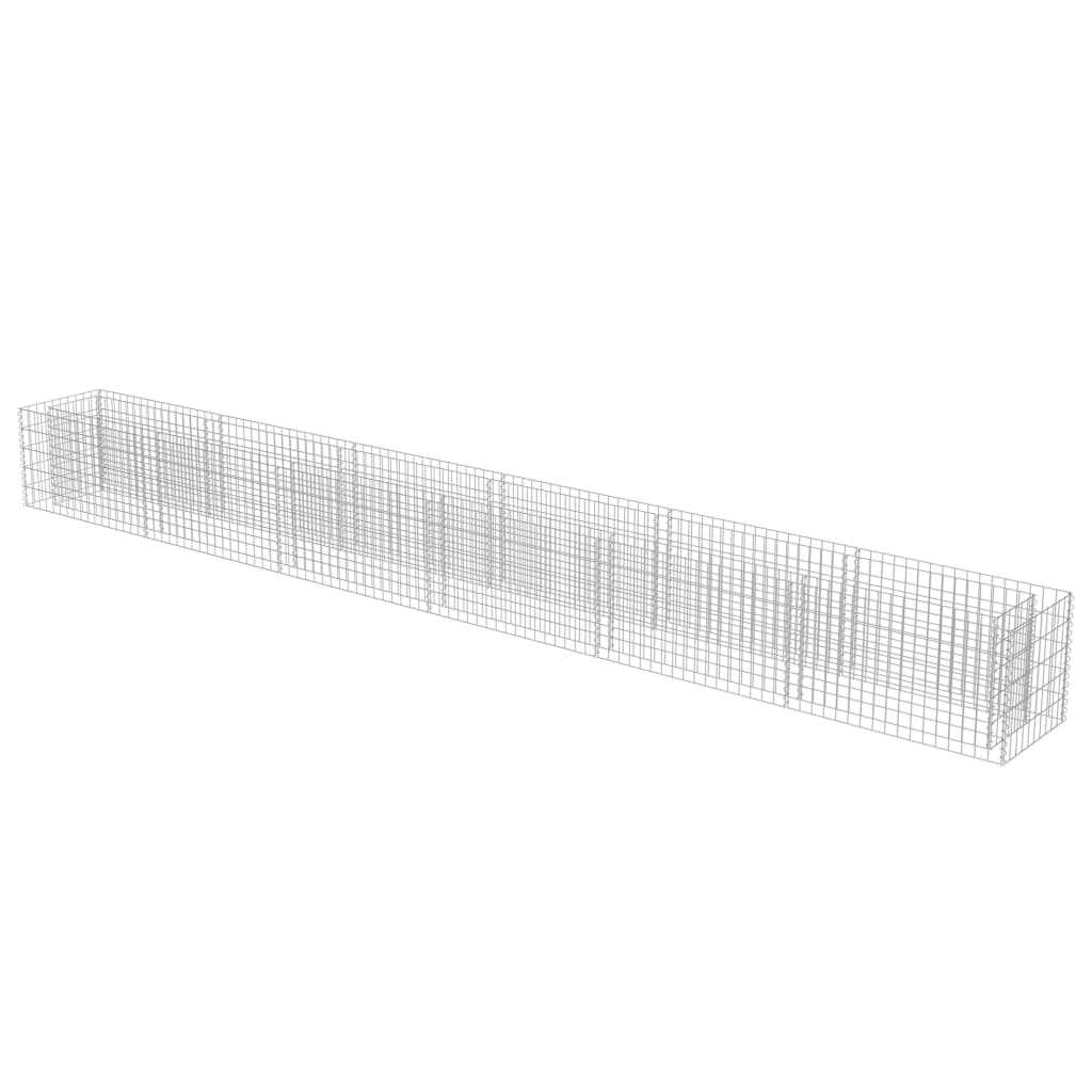 Gabion plantenbak verhoogd 540x50x50 cm gegalvaniseerd staal is nu te koop bij PeponiXL, paradijselijk wonen!