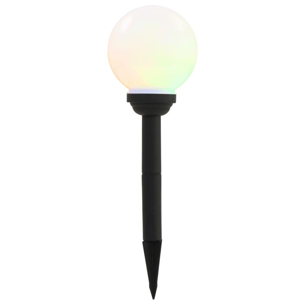 LED-solarlampen rond 15 cm RGB 4 st is nu te koop bij PeponiXL, paradijselijk wonen!
