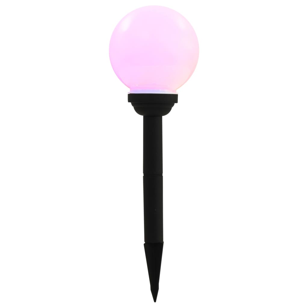 LED-solarlampen rond 15 cm RGB 4 st is nu te koop bij PeponiXL, paradijselijk wonen!