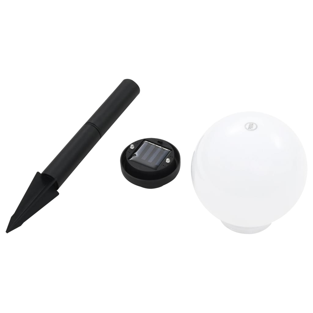 LED-solarlampen rond 15 cm RGB 4 st is nu te koop bij PeponiXL, paradijselijk wonen!