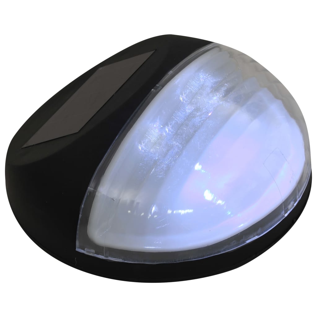 LED-wandlampen solar rond zwart 12 st is nu te koop bij PeponiXL, paradijselijk wonen!
