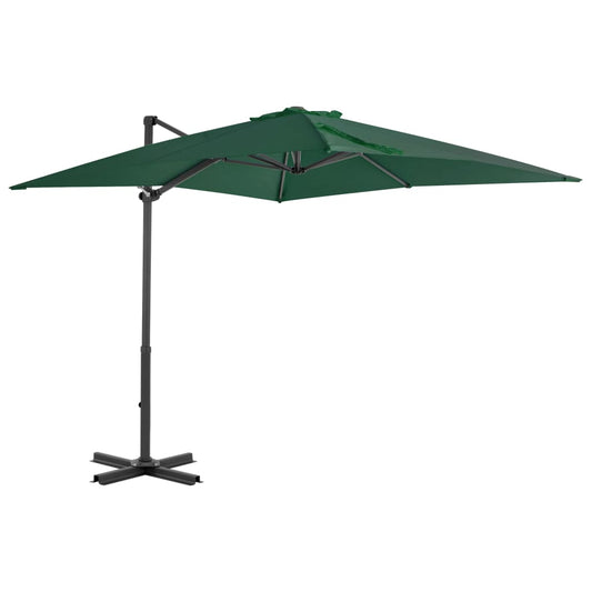 Zweefparasol met aluminium paal 250x250 cm groen is nu te koop bij PeponiXL, paradijselijk wonen!