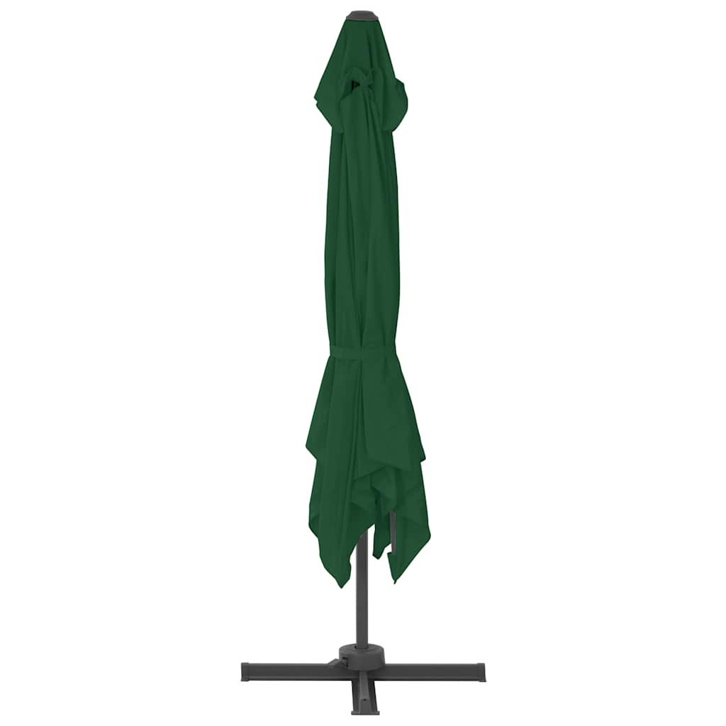 Zweefparasol met aluminium paal 400x300 cm groen is nu te koop bij PeponiXL, paradijselijk wonen!