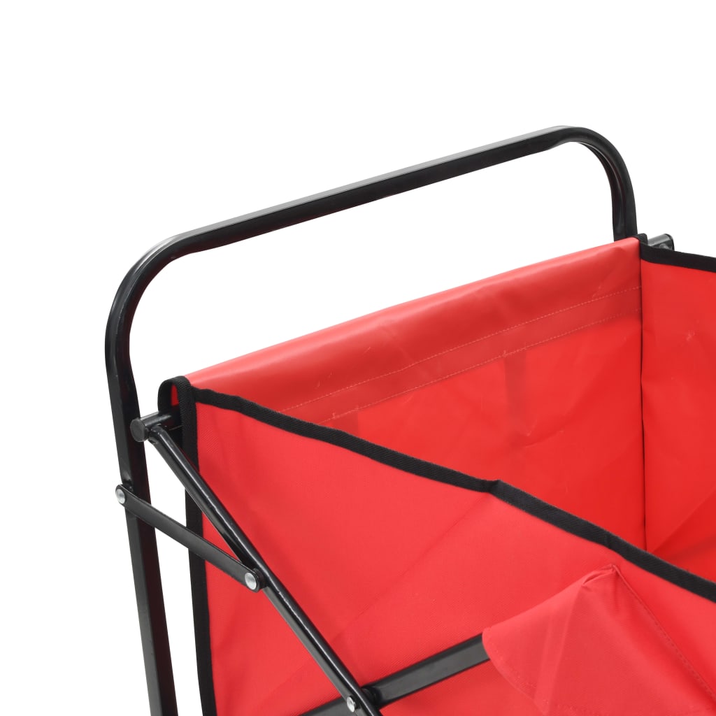 Handkar inklapbaar staal rood is nu te koop bij PeponiXL, paradijselijk wonen!
