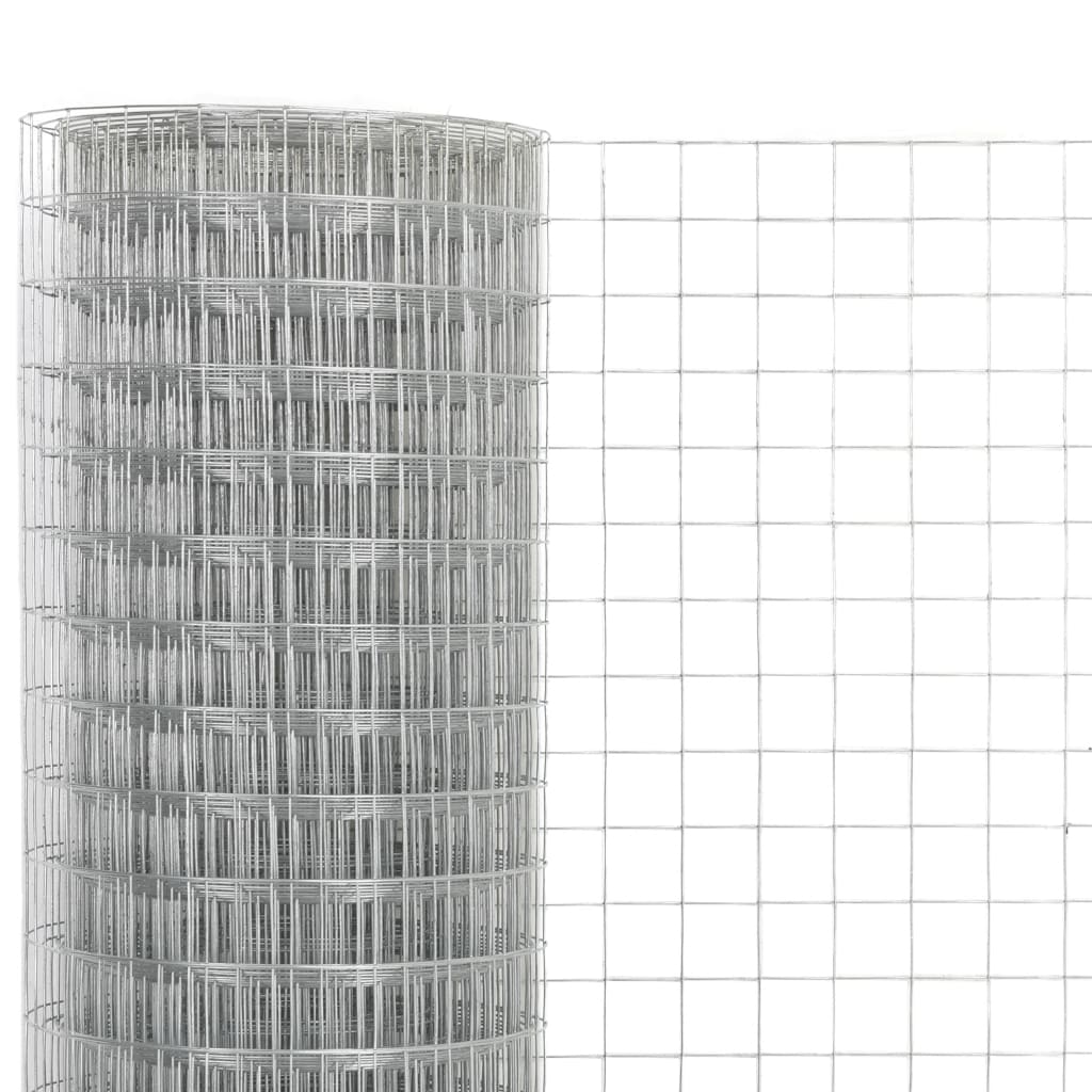 Kippengaas 25x1,5 m gegalvaniseerd staal zilverkleurig is nu te koop bij PeponiXL, paradijselijk wonen!