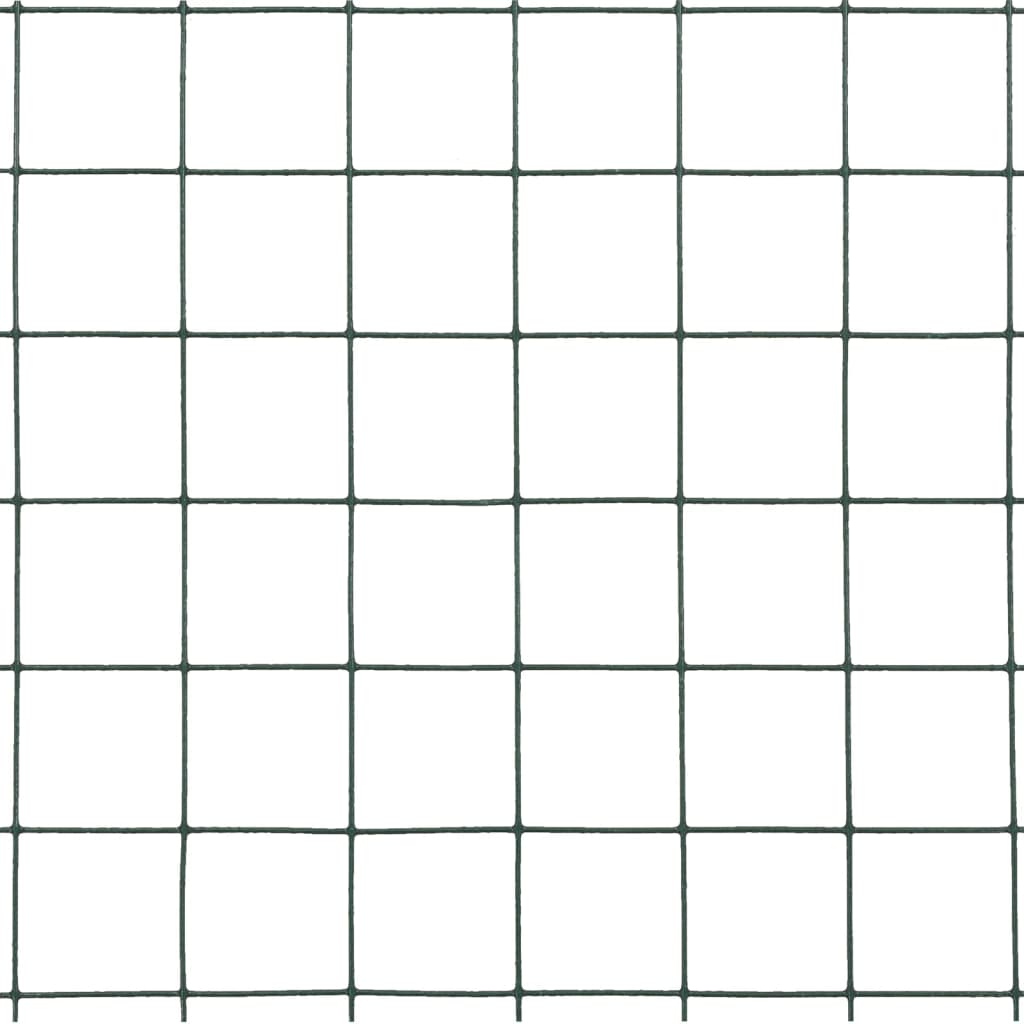 Kippengaas 10x0,5 m staal met PVC coating groen is nu te koop bij PeponiXL, paradijselijk wonen!