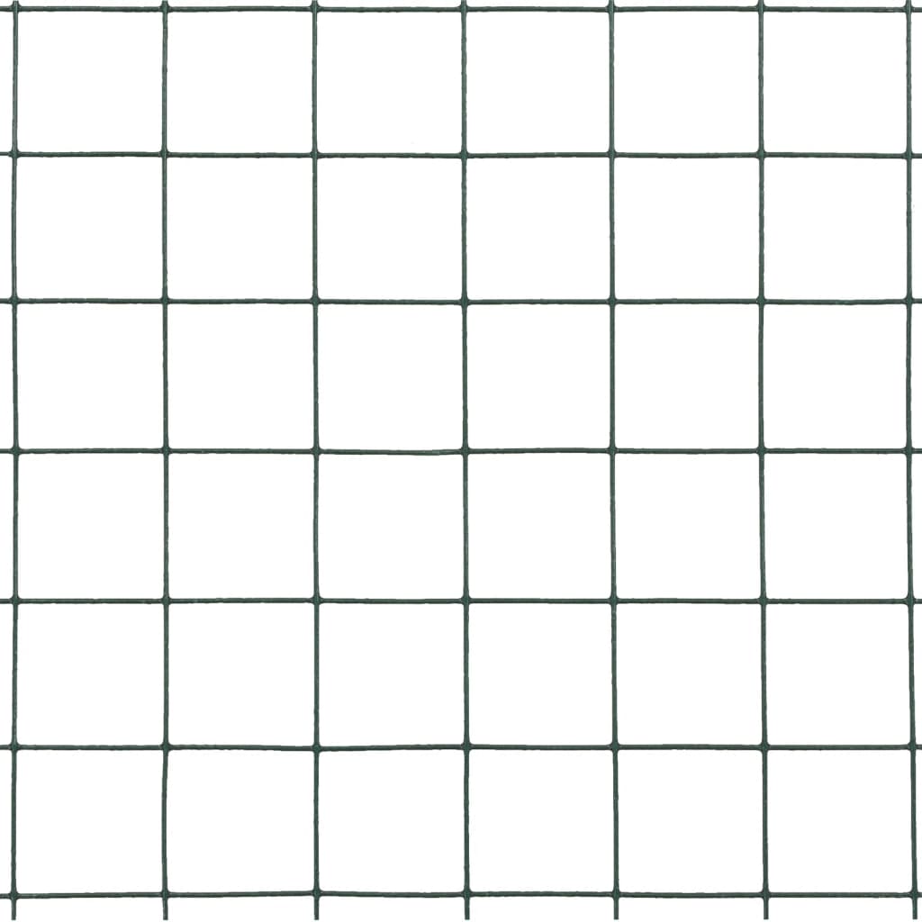 Kippengaas 25x0,5 m staal met PVC coating groen is nu te koop bij PeponiXL, paradijselijk wonen!