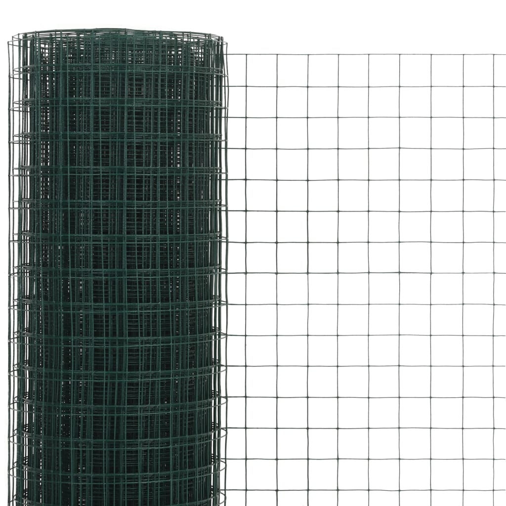 Kippengaas 25x0,5 m staal met PVC coating groen is nu te koop bij PeponiXL, paradijselijk wonen!