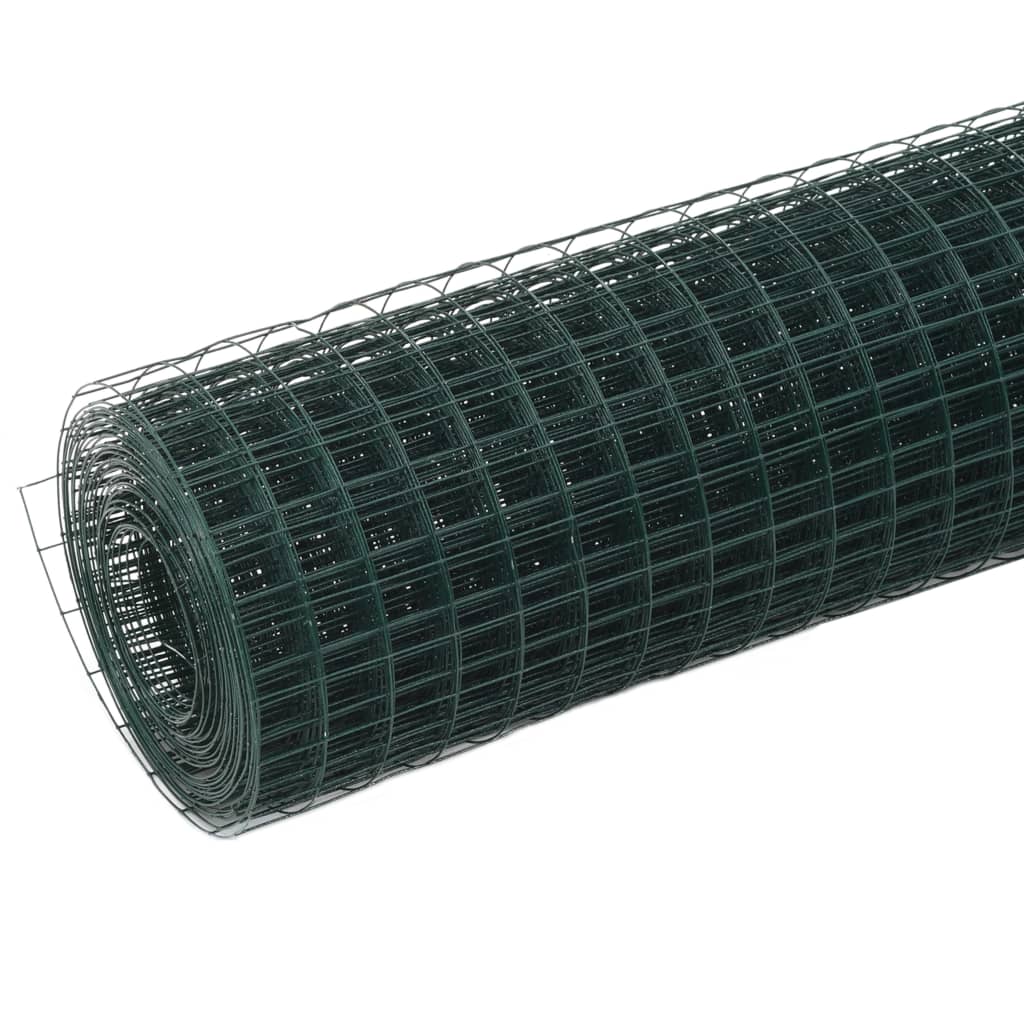 Kippengaas 25x1,5 m staal met PVC coating groen is nu te koop bij PeponiXL, paradijselijk wonen!