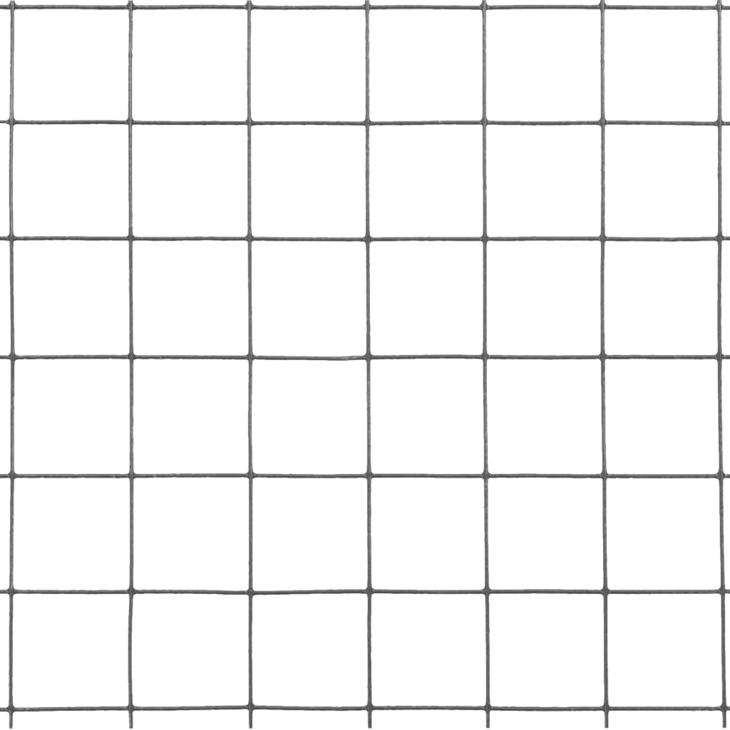 Kippengaas 10x1,5 m staal met PVC coating grijs is nu te koop bij PeponiXL, paradijselijk wonen!