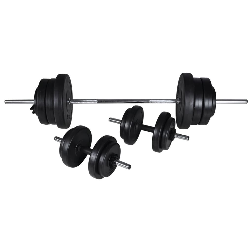 Krachttoren voor aan de wand met halterset 60,5 kg is nu te koop bij PeponiXL, paradijselijk wonen!