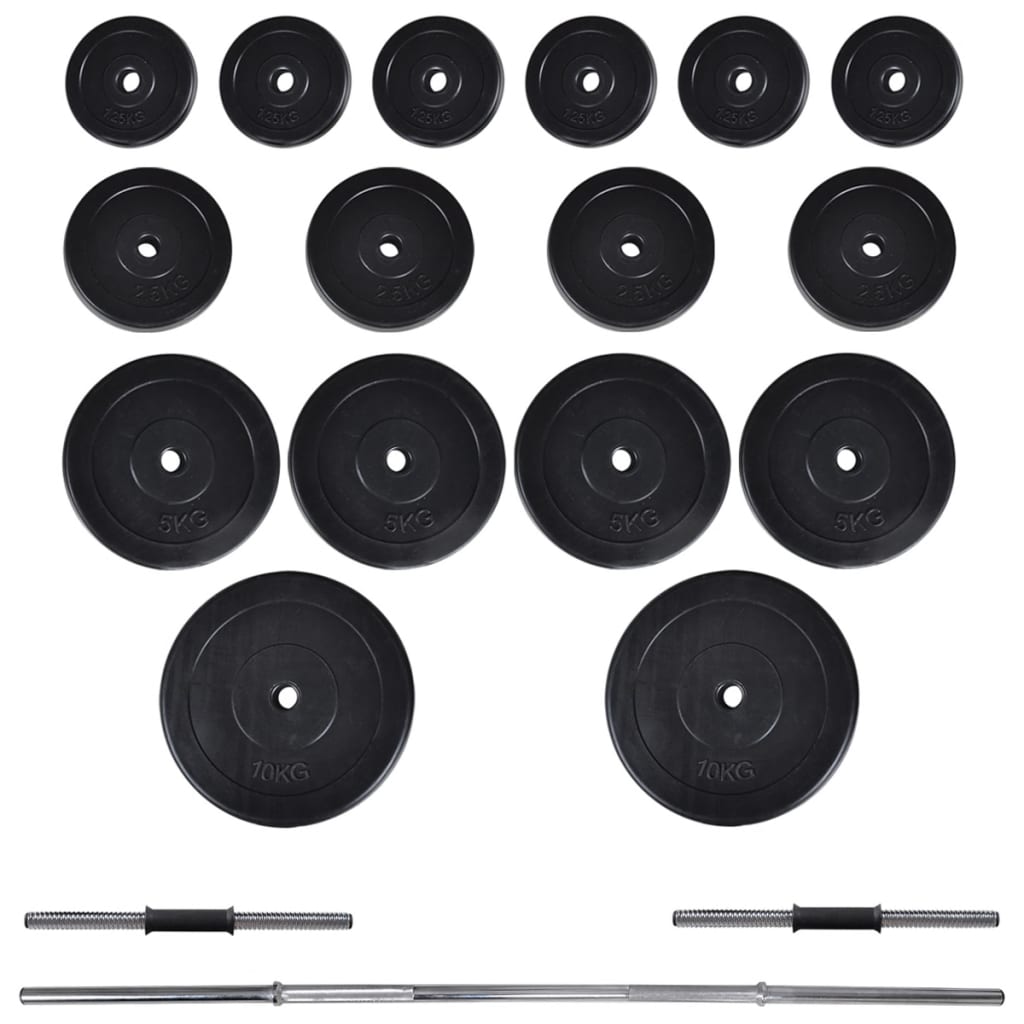 Krachttoren voor aan de wand met halterset 60,5 kg is nu te koop bij PeponiXL, paradijselijk wonen!