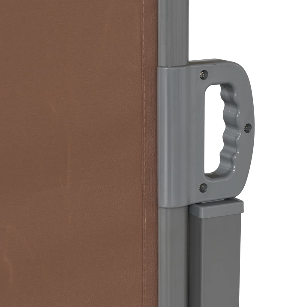 Windscherm uittrekbaar 160x600 cm bruin is nu te koop bij PeponiXL, paradijselijk wonen!