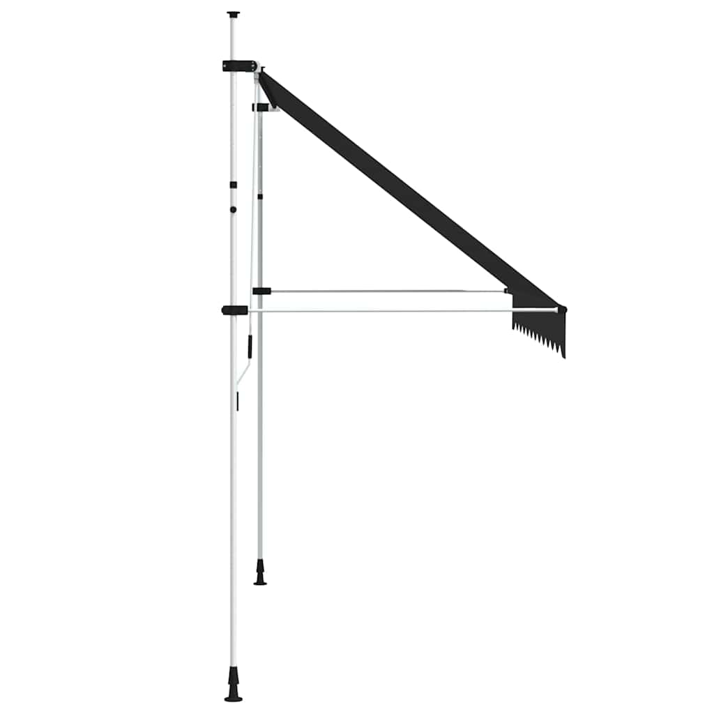 Luifel handmatig uittrekbaar 300 cm antraciet is nu te koop bij PeponiXL, paradijselijk wonen!