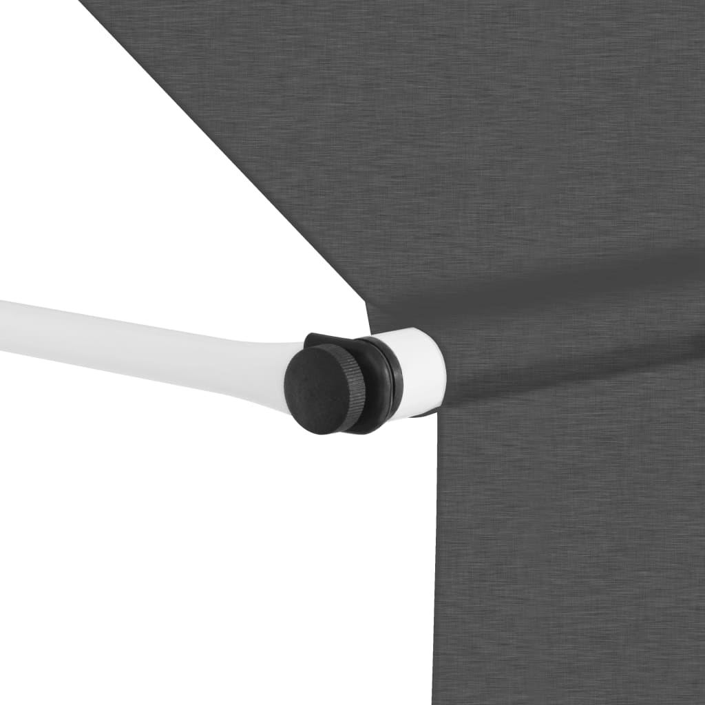 Luifel handmatig uittrekbaar 350 cm antraciet is nu te koop bij PeponiXL, paradijselijk wonen!