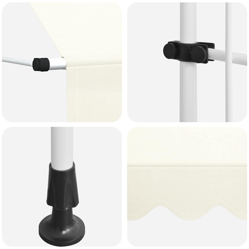 Luifel handmatig uittrekbaar 400 cm crème is nu te koop bij PeponiXL, paradijselijk wonen!
