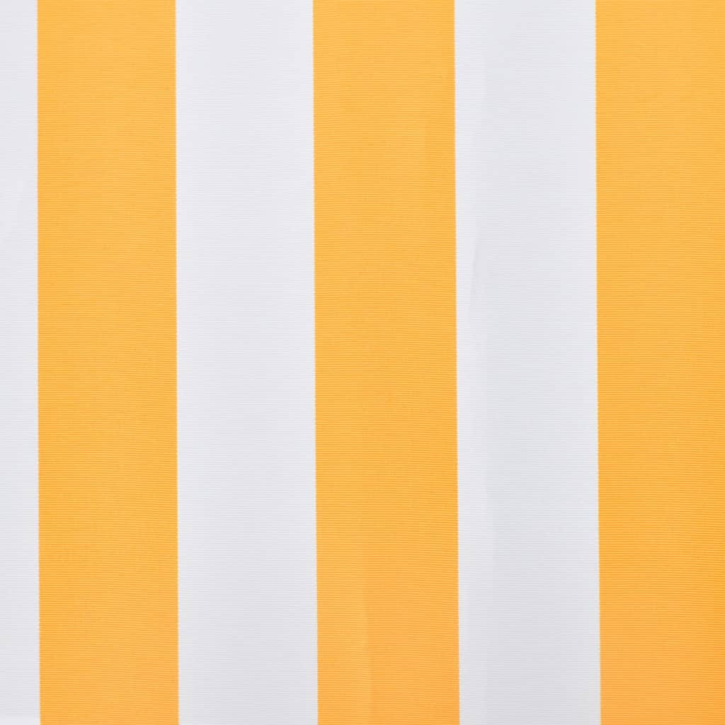 Luifeldoek 350x250 cm canvas oranje en wit is nu te koop bij PeponiXL, paradijselijk wonen!