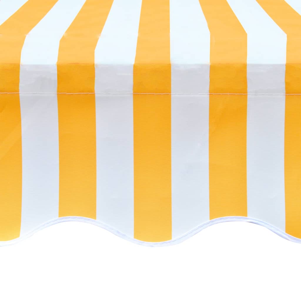 Luifeldoek 5x3 m canvas oranje en wit is nu te koop bij PeponiXL, paradijselijk wonen!