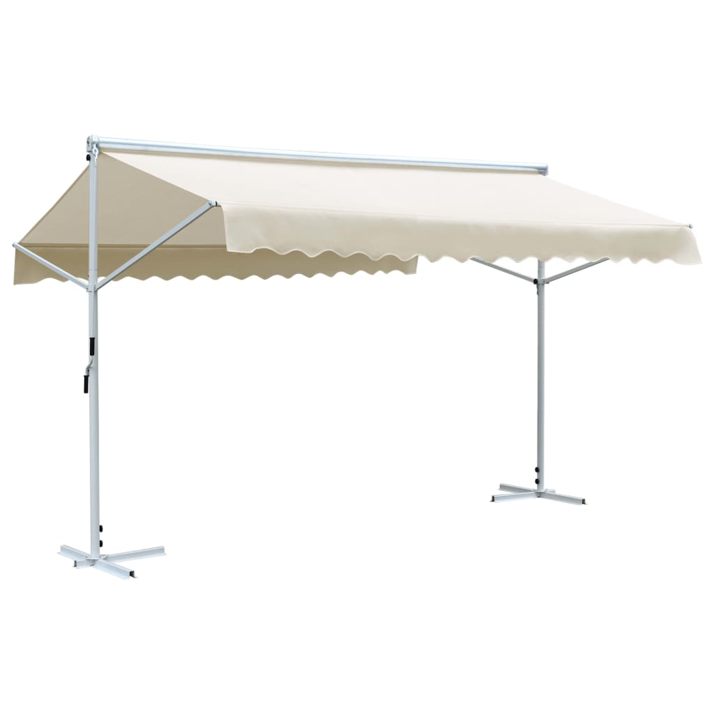Luifel vrijstaand 4x3 m crème is nu te koop bij PeponiXL, paradijselijk wonen!