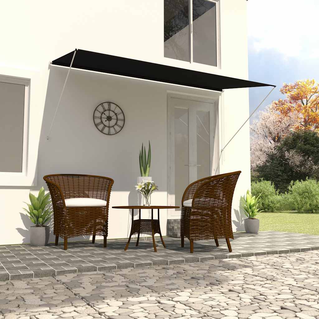 Luifel uittrekbaar 300x150 cm antraciet is nu te koop bij PeponiXL, paradijselijk wonen!