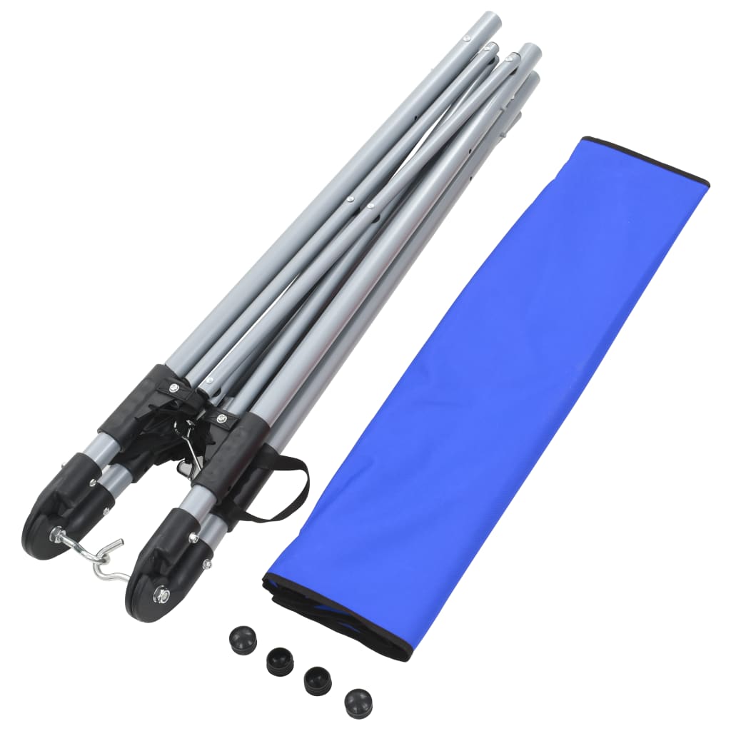 Hangmat met inklapbare standaard blauw is nu te koop bij PeponiXL, paradijselijk wonen!